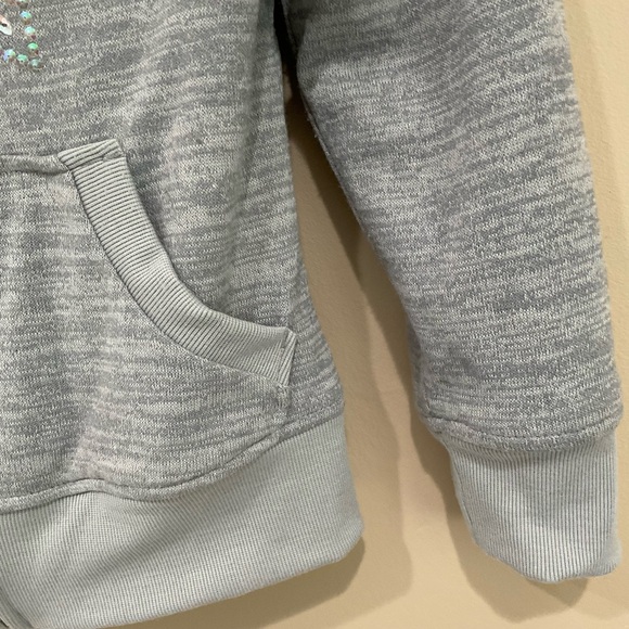 🎃NWT Sherpa Fully Lined Front Embellished Zipper Hoodie, Size M (10/12) - Picture 5 of 8